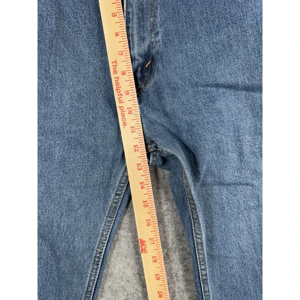 Levi's 505 Men's Jeans 38x29 Regular Fit Straight Leg Medium Wash Blue Denim